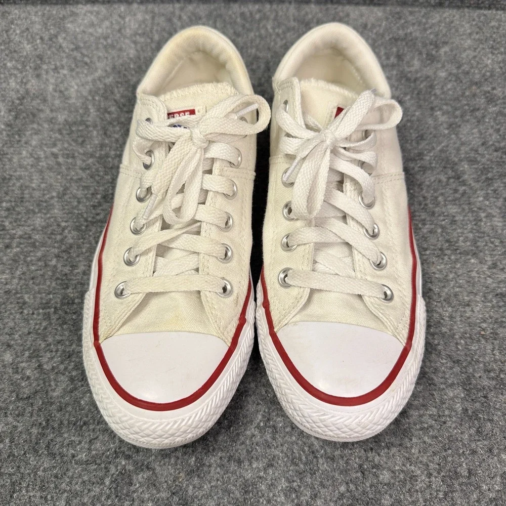 Converse Women Low Top Chuck Taylor All Star Madison Canvas Shoes White Size 8